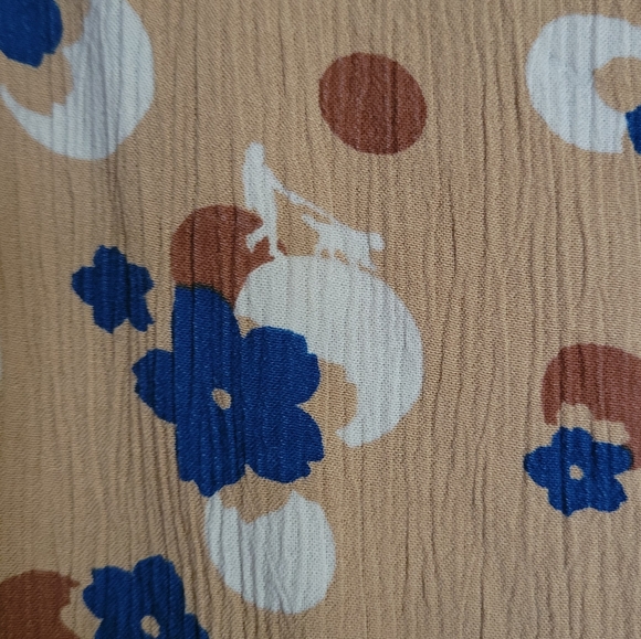 White Stuff Multi-Print Tie Blouse - Picture 3 of 7